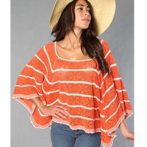 FREE PEOPLE La Bonita Knit Cape